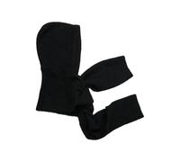 Object Objmilu Scarf Knit Balaclava Rep, Nero, Taglia Unica Donna