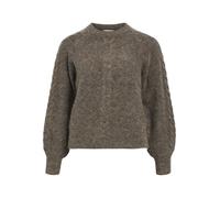 Object Objnete Lo Knit Pullover Noos, Morel/Dettaglio: mélange, L Donna