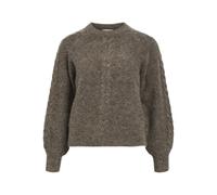 Object Objnete Lo Knit Pullover Noos, Morel/Dettaglio: mélange, L Donna