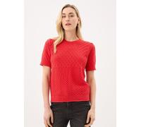 OBJECT - Objnoa S/S Re Knit Pullover Noos Rosso - Abbigliamento L Rosso
