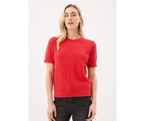 OBJECT - Objnoa S/S Re Knit Pullover Noos Rosso - Abbigliamento XL Rosso