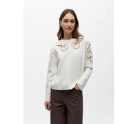 OBJECT - Objreynard Cutout O-Neck Pullover Div Bianco - Abbigliamento M Bianco