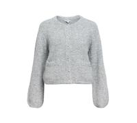 Object Objsaggia Re L/S Knit Cardigan Noos, Melange Grigio Medio, S