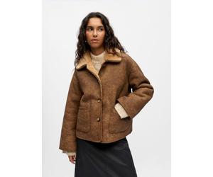 OBJECT - Objsharri Ls Lo Reversible Jacket 140 Marrone - Abbigliamento 40 Marrone