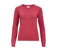 Object Objthess L/S O-Neck Knit Pullover Noos, Karanda Red, XL Donna