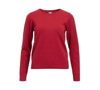 Object Objthess L/S O-Neck Knit Pullover Noos, Karanda Red, XS Donna