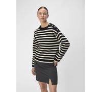OBJECT Pullover 'Elly' écru / nero, Taglia XL