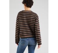 OBJECT Pullover 'Elly' marrone scuro / nero, Taglia XL