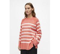 OBJECT Pullover 'Ester' corallo / bianco, Taglia M