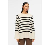 OBJECT Pullover 'ESTER' crema / nero, Taglia S