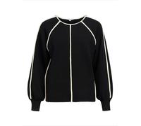 OBJECT Pullover 'OBJReynard' nero / bianco Donna OBJECT XS
