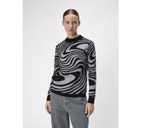 OBJECT Pullover 'Ray' grigio / nero, Taglia XS