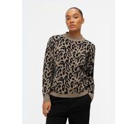 OBJECT Pullover 'Ray' mocca / nero, Taglia XS