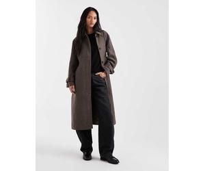 Object - Trench sartoriale in misto lana premium tortora-Neutro 36