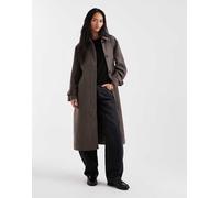 Object - Trench sartoriale in misto lana premium tortora-Neutro 40