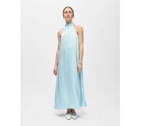 Object - Vestito lungo color cielo invernale-Blu 34