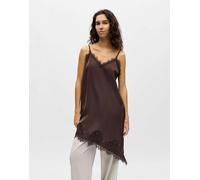 Object - Vestito sottoveste marrone foca 40