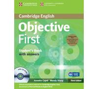 Objective first certificate. Student's book with answers. Per le Scuole superiori. Con CD Audio. Con CD-ROM. Con espansione online