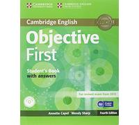 Objective first certificate. Student's book with answers. Per le Scuole superiori. Con CD-ROM. Con espansione online [Lingua inglese]