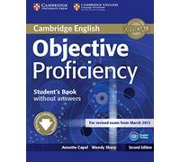 Objective Proficiency Student's Book without Answers with Downloadable Software 2nd Edition [Lingua inglese]