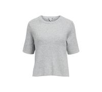 Objelva 2/4 Re O-Neck Knit Noos, Chiaro Grigio Melange, XS