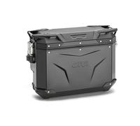 OBKES33BR - Valigia Laterale Destra Givi TREKKER OUTBACK EVO Alluminio Nero 33lt