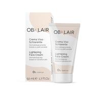 OBKLAIR Crema Macchie Viso, Crema Schiarente Anti Macchie Scure, Solari e senili. Depigmentante e Uniformante per Melasma e Discromie. Con Acido Ialuronico e Collagene. 50 ml