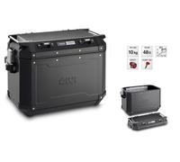 OBKN48BL GIVI VALIGIA LATERALE SX. 48L in ALLUMINIO NERO per MOTO MONOKEY SIDE
