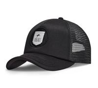 Oblack Cappellino Bambino con Visiera Classic Kids - Cappello Trucker Uomo (Total Black)