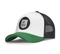 Oblack Cappello Uomo Baseball Nero Classic Green con Retina Regolabile Trucker cap Estivo Uomo Berretto Uomo Blu Berretto Donna Cappello Donna Estivo Cappelli Uomo - Cappelli