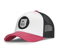 Oblack Trucker Classic Pink Baseball cap, Rosa, Taglia Unica Uomo