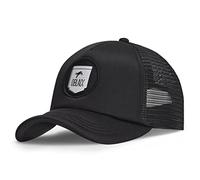 Oblack Trucker Classic Total Black Baseball cap, Nero, Taglia Unica Uomo