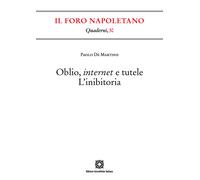 Oblio, internet e tutele. L'inibitoria - 2021 - Edizioni Scientif