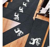 Obliqwin Tappetino Autoadesivo per Scale - 15 pezzi Long Tappetini Luminosi Antiscivolo Per Scale Tappetino per Scale Protezione Interne In Gradini Legno per Bambini Anziani e Animali