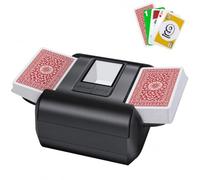 OBLITZON Mescolatore Carte da Gioco Elettrico per 1-2 Mazzi, Auto/Manuale