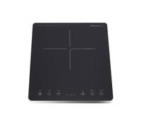 Melchioni Family OBLIVION 1, Fornello a Induzione portatile in Vetro Nero, Tasti Touch, Display Digitale, 5cm di Spessore, Risparmio Energetico, Assorbimento Massimo 2000W, Blocco Sicurezza Bambini