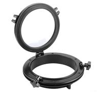 Oblò con apertura rotonda per marine e camper, con vetro temperato, telaio in ABS e accessori in acciaio inossidabile resistenti per un'installazione sicura (265 mm)