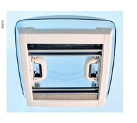 OBLO' MPK 28X28 VISIOVENT S PRO BIANCO CON ZANZARIERA E OSCURANTE ROLLO