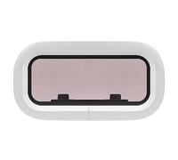 Oblò per Yacht Finestra con Apertura Verso L'interno per Barca con Telaio in Lega di Alluminio da 303 X 156 Mm per Camper