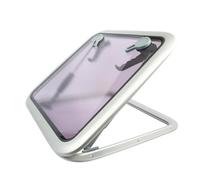 Oblò Quadrato/Rettangolare in Acrilico con Finestra e Lucernario Marino,Portello in Alluminio per Barche,Yacht,Navi,RV