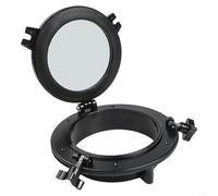 Oblò rotondo per barche e camper, con vetro temperato da 4 mm e componenti di montaggio in acciaio inossidabile 316 pressofuso (216 mm)