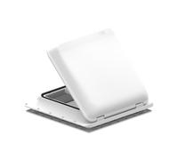 Oblò Vent Fiamma Bianco Interno Bianco Neutro con Zanzariera per Camper Van Cara