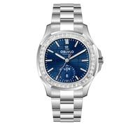 OBLVLO Top Marchio di Lusso Diamanti Lunetta Quadrante Quadrato Fase Lunare Orologio Automatico per Gli Uomini Super Luminoso Oro Rosa Orologi Da Polso Meccanici FM-SL, Fm-sl-dd-d-ylys, Meccanico, a