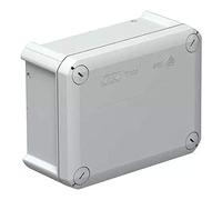 OBO Bettermann 2007255 - Scatola di derivazione T 100, con coni, in polipropilene, grigio luminoso, 136 x 102 x 57 mm