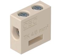 OBO Bettermann 7205700 TK 04 morsetto in ceramica flessibile: - rigido: 4-4 mm²