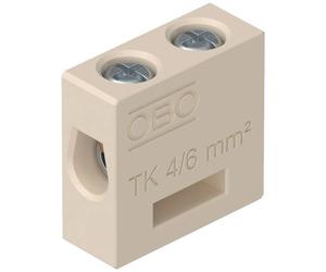 OBO Bettermann 7205700 TK 04 morsetto in ceramica flessibile: - rigido: 4-4 mm