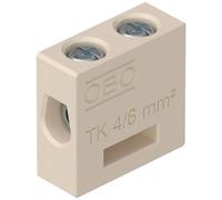 OBO Bettermann 7205702 TK 06 morsetto in ceramica flessibile: - rigido: 6-6 mm