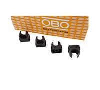 OBO Bettermann M16 - Fascetta stringitubo Quick, colore: nero, Nero
