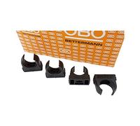 OBO Bettermann M20 - 10 morsetti rapidi, fascetta per tubi, montabile, colore nero intenso, 20 mm, 10 pezzi