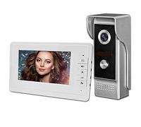 OBO HANDS Video Citofono Campanello 7''TFT LCD Cablato Kit di Videocitofono per la Casa Monitor Indoor 700TVL Telecamera per Esterni IR Supporto Sbloccare(1 Camera 1 Monitor)